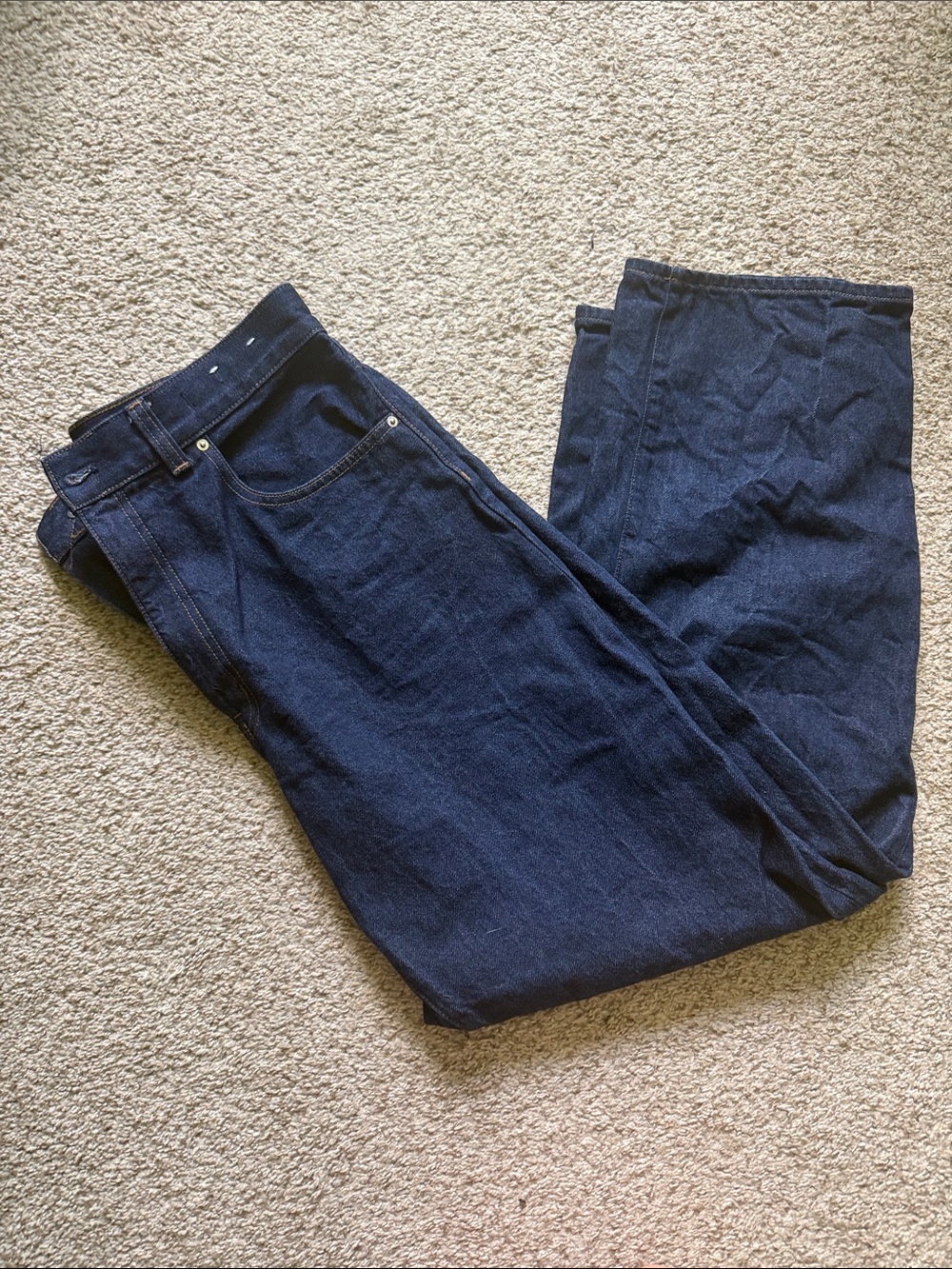 Madewell Dark Blue Balloon Jeans